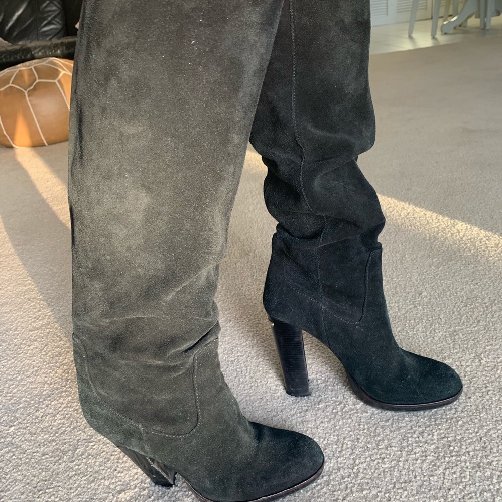Michael Kors Suede high heeled boots